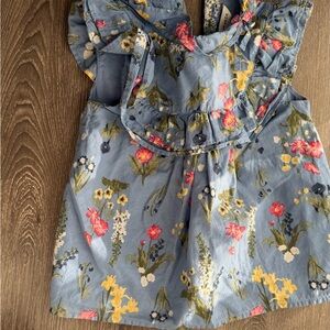 Janie and Jack Blue Floral Dress
